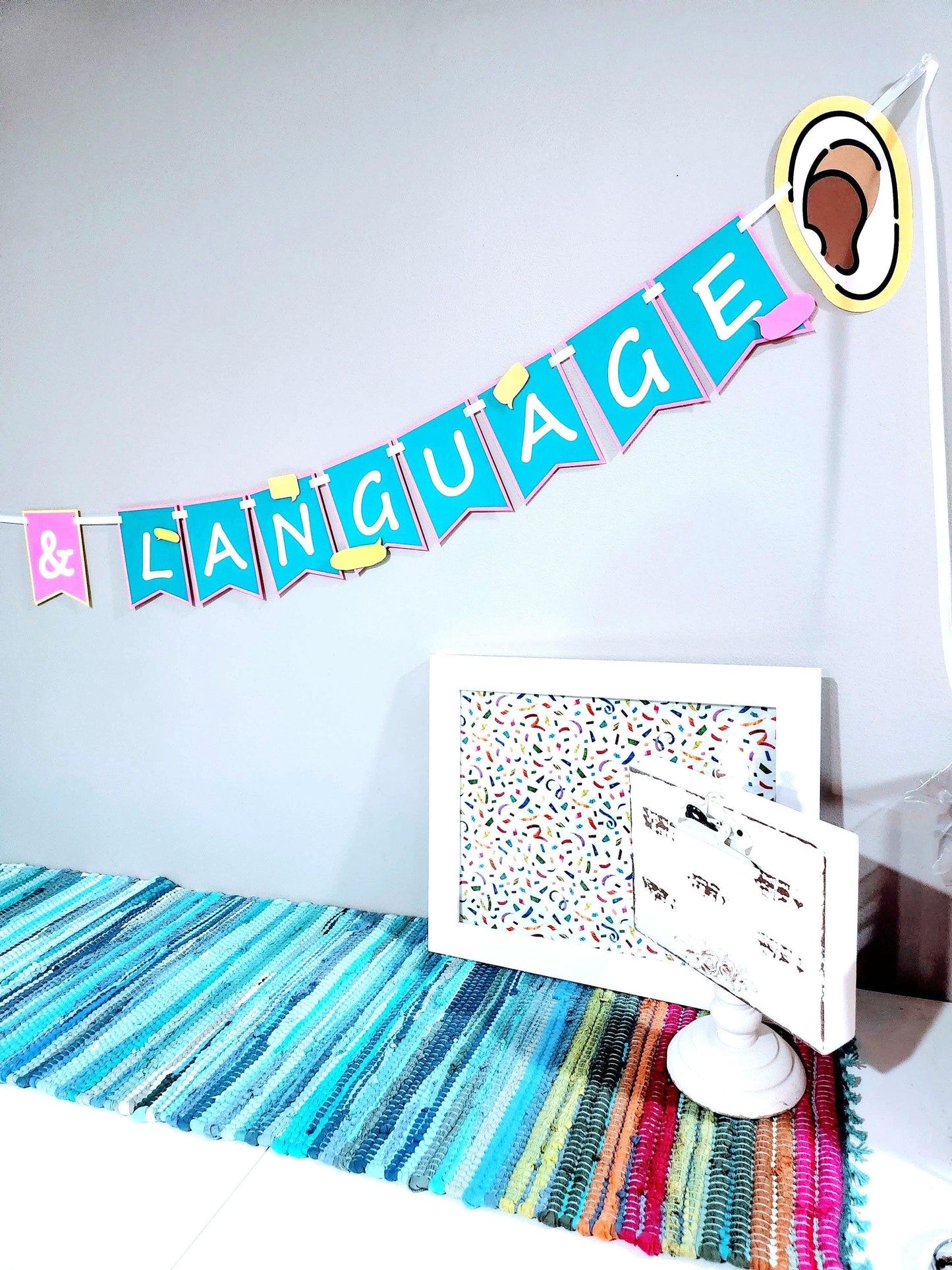 Speech and Language - Speech Pathologist - Speech Therapy - Classroom Banner - Classroom Decor