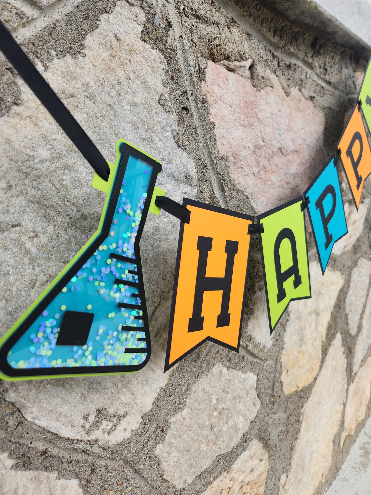 Mad Science Birthday Party Banner