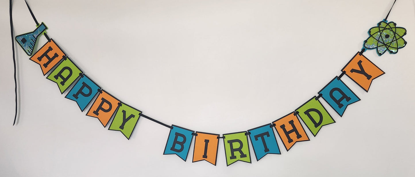 Mad Science Birthday Party Banner