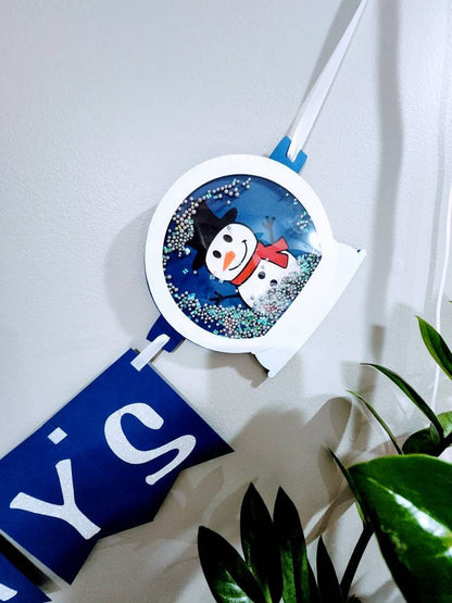 Happy Holidays Banner - Christmas Decor - Happy Holidays Decor - Let it Snow Party - Work Holiday Party - Winter Birthday Banner