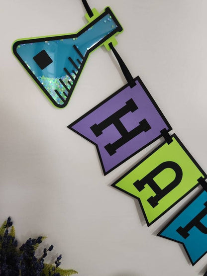 Mad Science Birthday Party - Science Birthday Banner - Scientist Birthday Banner - Chemistry Birthday Celebration -  - Lab Week Banner
