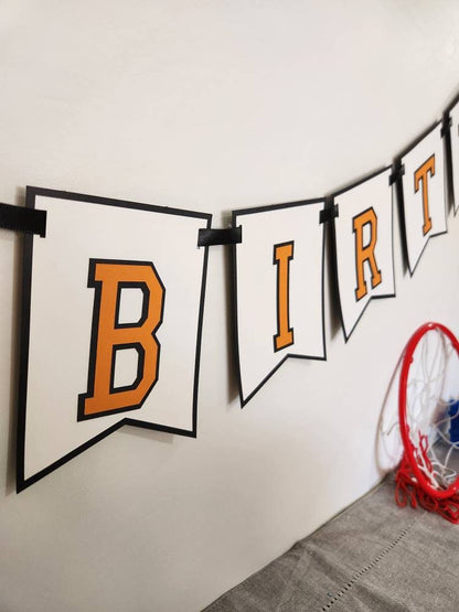 Basketball Birthday Banner