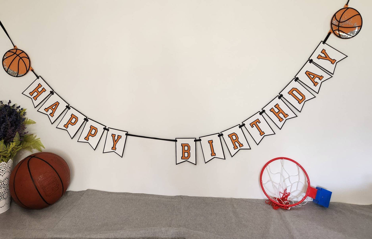Basketball Birthday Banner