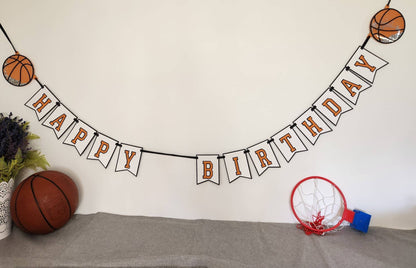 Basketball Birthday Banner