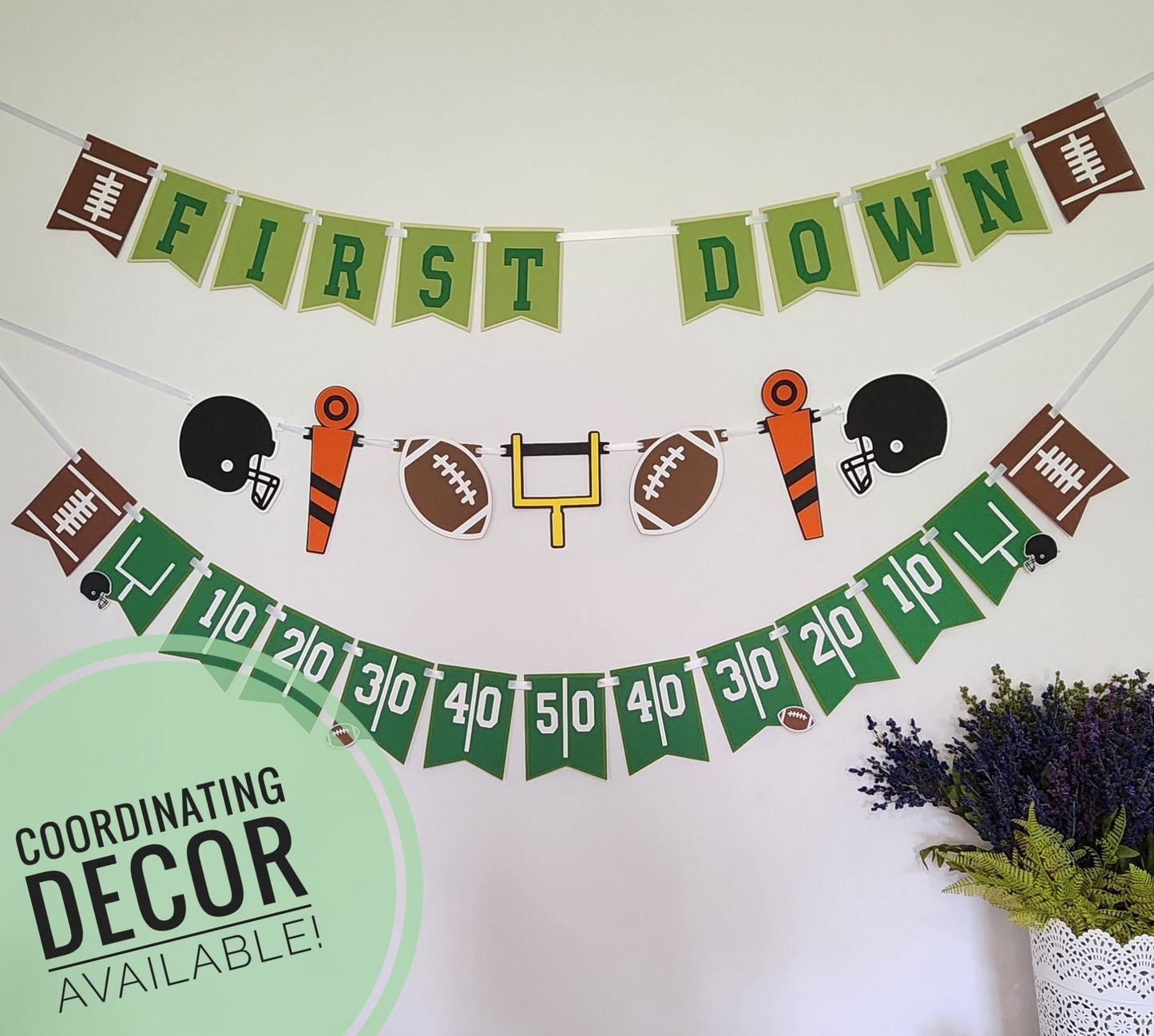 Football Birthday Banner