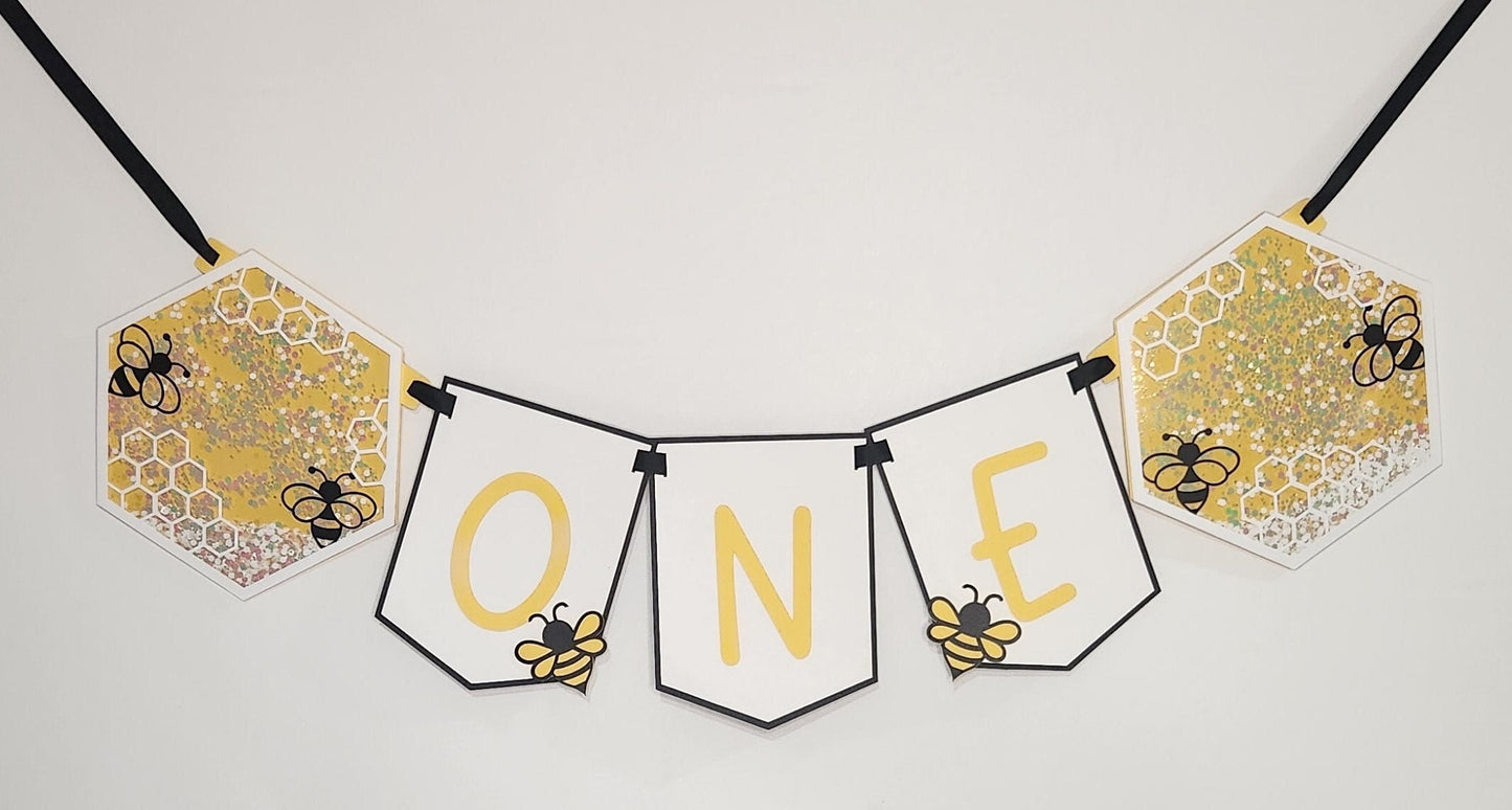 1st Bee Day Highchair Birthday Banner Bee Day Highchair Banner First Bee Day Birthday Banner 1st Birthday Bee Day As Sweet As Can Bee