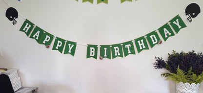 Football Birthday Banner