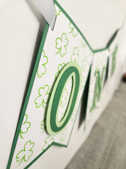 Lucky One Birthday Highchair Banner