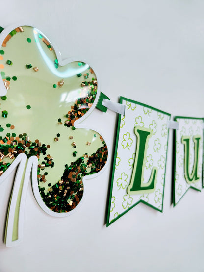 Lucky One Birthday Banner