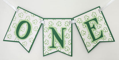 Lucky One Birthday Highchair Banner