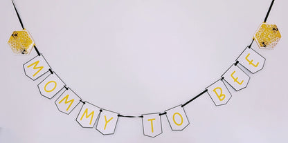 Mommy To Bee Baby Shower Banner