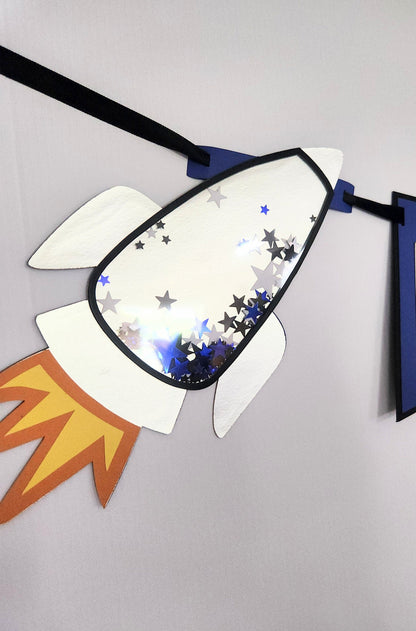 Two The Moon Birthday Banner