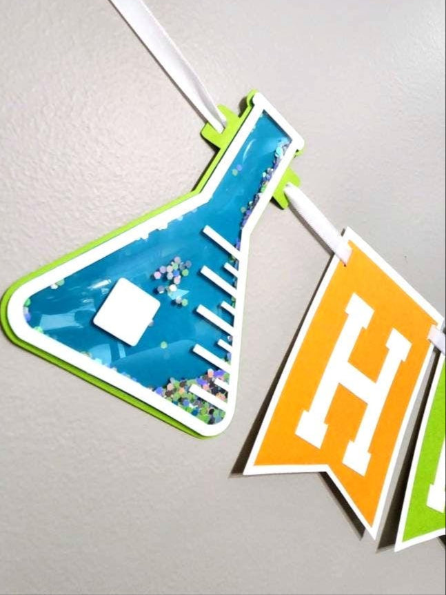 Science Birthday Banner
