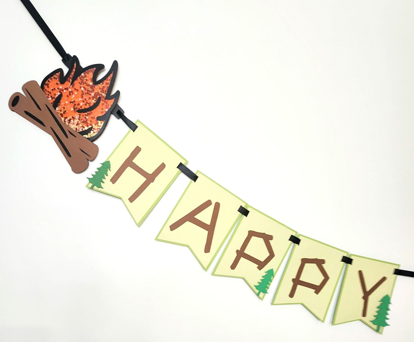 Camping Birthday Banner