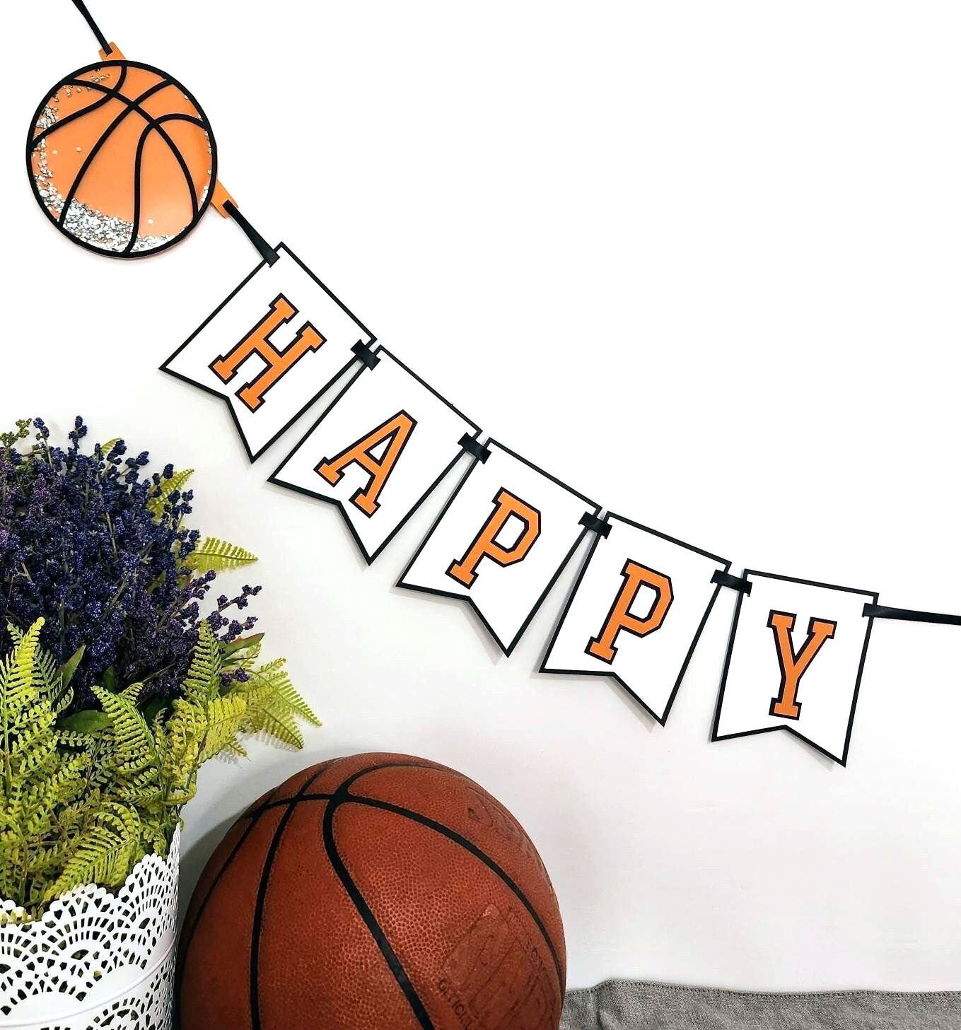 Basketball Birthday Banner