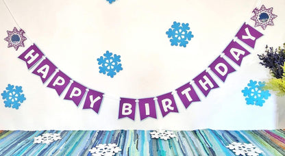 Winter Onederland First Birthday Banner Frozen Birthday Banner Winter Wonderland Winter Fest - Winter Sweet 16