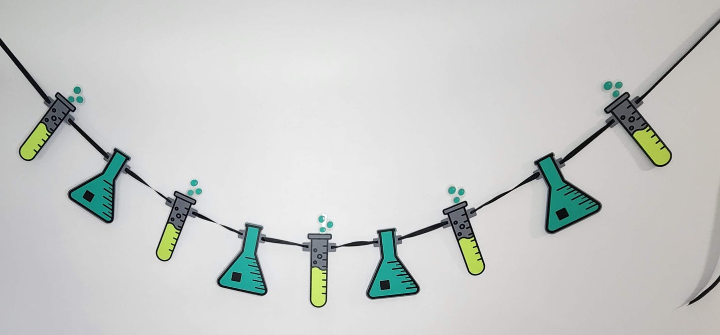 Science Birthday Garland