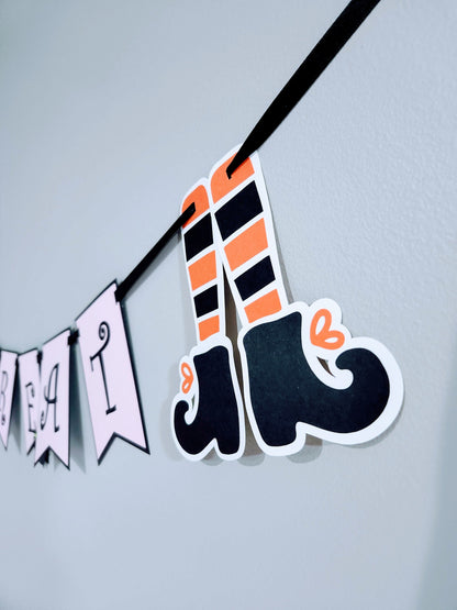 Trunk or Treat Decorations - Halloween Banner - Trick or Treat Banner - Halloween Birthday - Cute Halloween - Pink Halloween - Spooky One