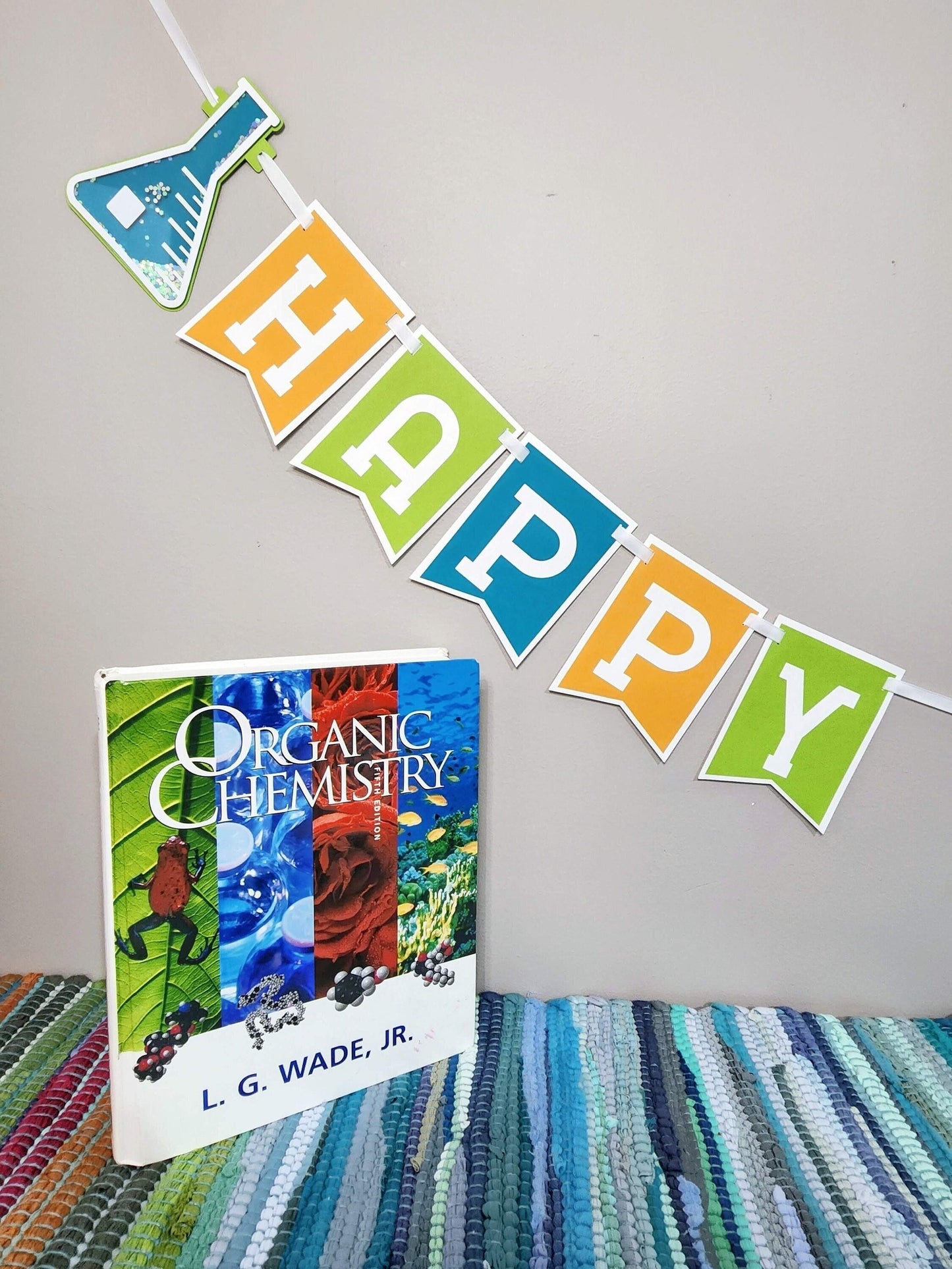 Custom Science Birthday Banner - Scientist Birthday Banner - Chemistry Birthday Garland - Science Birthday Party - Lab Week