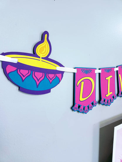 My First Diwali - Diwali Celebration - Diwali Banner - First Diwali - Diwali Toran - Hindu Wedding - Hindu Party - Diwali Party